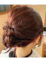 ヘアメイク アージュ 堀南店(hair make age) シニヨン風アレンジ