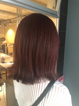 ヒース 姪浜(Heath) 【Heath】カシスピンク 外はねボブ