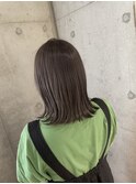 切りっぱなしロブ　ミントベージュ　おおたかの森