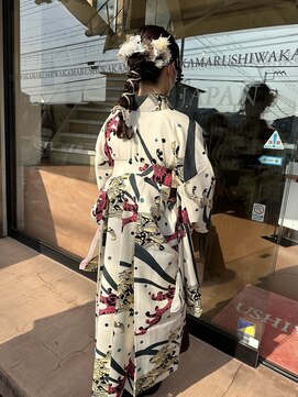 牛若丸ジャパン(Japan) 袴アレンジ