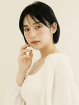 オンク 新宿(onk)&nbsp;黒髪/グレーベージュ/レイヤーロング/前髪パーマ[新宿駅]