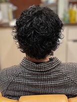 スカイ 亀戸店 (sky)&nbsp;ハイライト/マッシュパーマ/アッシュブラック<理容室>[亀戸]