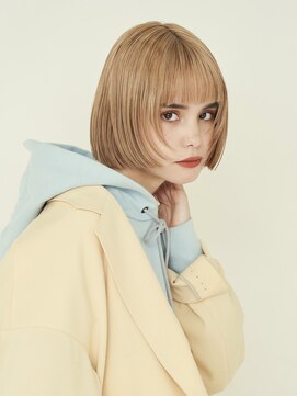 エンタク 新宿三丁目店(enntaku) ケアブリーチ/グラデーションカラー/ペールベージュ[新宿三丁目]