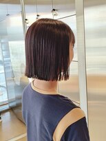 オーガニック リブ 川越(organic+live)&nbsp;20代30代40代アッシュグレージュナチュラルボブ切りっぱなし