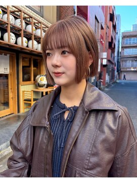 ネルケ 立川(nelke) ブラウンベージュ/ミニボブ