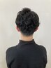 【メンズおすすめ】メンズパーマ+3stepトリートメント(HC付)￥13200→￥12100