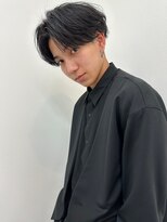 ジーナ 天神(Zina)&nbsp;ブルーブラックマッシュパーマ【メンズサロンZina 天神】