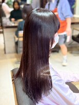 ヘアリゾート粋 ティガ 池袋店(tiga)&nbsp;質感再生　うる艶髪　透明感ダークブラウン