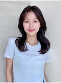 小顔2wayバング韓国レイヤーヘア KAITO