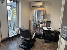 ストローヘアー(STRAW hair)の雰囲気（半個室で炭酸ヘッドスパリラックスメニューも名古屋メンズカット）