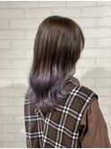 大人可愛い小顔ジャギーボブ似合わせオリーブベージュボブ
