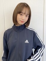 ファルベ(Farbe)&nbsp;くびれ アプリコットオレンジ 夏のヘアアレンジハイライトカラー