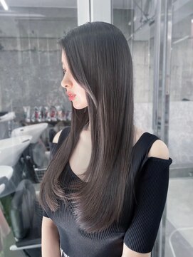 フィヴェント(Fivent) 美髪韓国レイヤーイメチェン夏ハイライトカラーくびれヘア