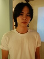 ノラジャーニー(NORA Journey)&nbsp;メンズボブウルフメンズミディアムレイヤーカットメンズウルフ