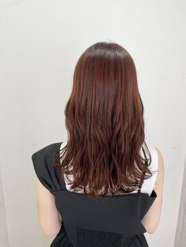 シエル 立川店(CIEL) ブリーチなし×オレンジブラウン【CIEL×maki】