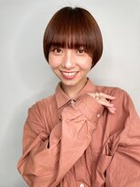 モッズヘア 上尾西口店(mod's hair) 大人可愛いぱっつん前髪丸みショートウルフp1上尾20代30代40代