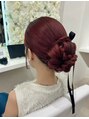 ベルグロー(BELLEGROW)&nbsp;個性派ヘア/ヘアセット/タイトアップ/結婚式ヘア/下めアレンジ