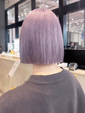 ハイトーン韓国ヘア小顔前髪カット_ba540162