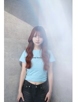 ルイス(L'wis)&nbsp;おしゃれ番長ヘア！オレンジレッドブリーチなし！！