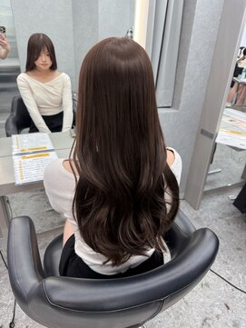 ボタン ハカタ(VOTAN hakata) 【柿本真優】ブラウンカラー/ブリーチなし/透明感カラー