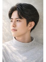 にもう&nbsp;フェザーショート/毛流れメンズヘア