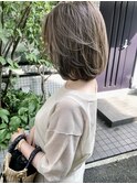 細ハイライト×ベージュ