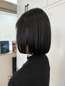 サンド 鹿児島中央(sand) 切りっぱなしボブ