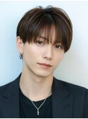 シースルーマッシュフェザーパーマラウンドマッシュ韓国マッシュ