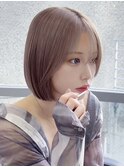 Yハッシュレイヤーボブ/顔周りレイヤーボブ/くびれレイヤー