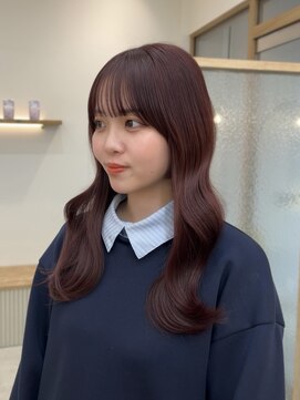 シア 春日部店(SHEER) ワンカラーチェリーレッドカラー【春日部】