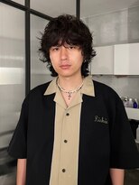 ブランコトレス 鏡島(BLANCO tres) リバースセンターパート/ニュアンスウルフ/ダウンバング/鏡島