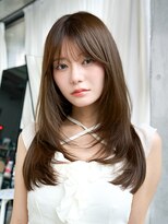 レノラ 髪質改善カラー 本町(LENORA) たっぷりレイヤーカット/ミルクティブラウン/20代/30代