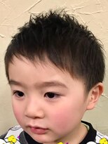 メンズヘアアンドグルーミングサロン ダブル(men's hair grooming salon W) キッズ　ベリーショート