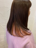 アン(Hair make un)&nbsp;インナーオレンジ