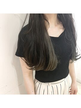 タヒエ(tahie) #インナーカラー　#ベージュ　#デザインカラー