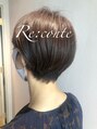リコンテ(Reconte)&nbsp;美髪美人ショート♪首筋を綺麗にみせるショートが得意です(^^)