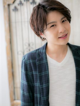 グルーミングサロン バーバー キャッスル 北浦和西口(Grooming salon Barber Castle) コンマバングで動きをつけた大人めトランクスヘアH