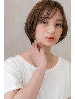 カバーヘア イヴ 戸頭店(COVER HAIR EVE) ヘーゼルベージュひし形小顔マッシュボブY戸頭20代30代40代