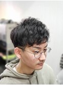 マッシュツーブロックカット