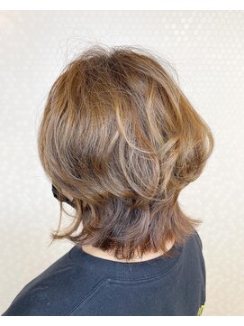 ヘアーアンドメイク ドレス(DRESS) 白髪ぼかしハイライト