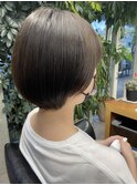 大人かわいい_丸みショート_マッシュ