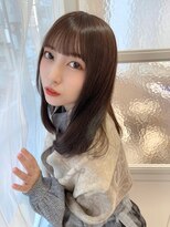 ランド 原宿表参道(LAND)&nbsp;グレージュカラー/ボブウルフ/黒髪カタログ/ココアベージュ/20代