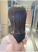 【坂本拓麻】大人かわいいミディボブ/透明感地毛風カラー<青山>