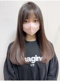 トレンドストレートヘアー☆エモ前髪が可愛いワンカール♪茅野