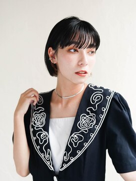 ジュール 大分(Joule) ミディアムヘア/斜めバング/グレージュカラー/大分駅