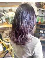 ヘアスタジオハレ(hair studio HALE)&nbsp;グラデーションピンクラベンダーカラー☆