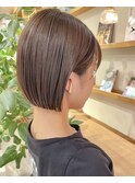 京都大人可愛い20代30代40代50代小顔ミニボブ＊
