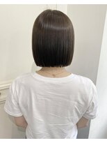 ヘッツ 仙台駅前店(HETTU)&nbsp;デザインカラー/レイヤーカット/ウェットヘア/オリーブベージュ