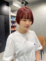 【発色抜群！】ブリーチで作る「ディープレッド」