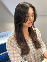 トレス(TRESS)&nbsp;ロング　ロングレイヤー　前髪長め　顔周りカット　原宿　表参道